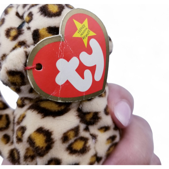 TY Beanie Baby Freckles The Leopard, 1993, TEENIE BEANIE BABIES - Picture 5 of 7